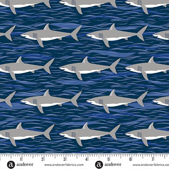 Deep Blue Sea - Dark Blue Sharks MU-141-B8