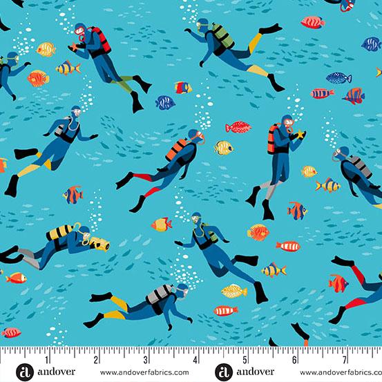 Deep Blue Sea - Light Blue Divers MU-138-B2