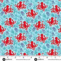 Deep Blue Sea - Light Blue Octopus MU-140-B2