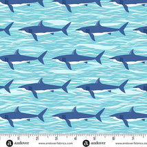 Deep Blue Sea - Light Blue Sharks MU-141-B2