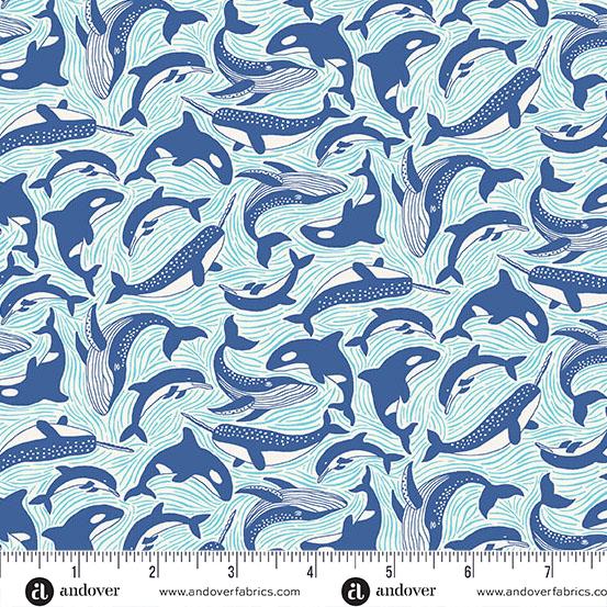 Deep Blue Sea - White Fins and Tails MU-142-W