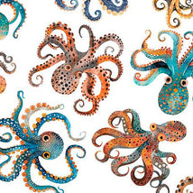 Deep Sea Dazzle - Octopus - White 2600-31198-Z