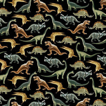 Dinosaurs-Black DINO-CD3943-BLACK