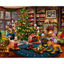 Disney-Mickey & Minnie Trimming The Tree 36" Panel DS-2277-4C