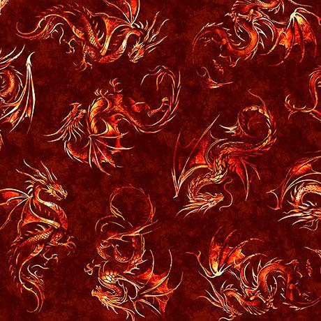 Dragon's Song - Dragon Linocut Brick 2600-31154-R