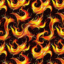 Dragon's Song - Flames Black 2600-31155-J