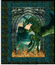 Dragons Emerald Reign-36" Panel Multi 20DRG-1