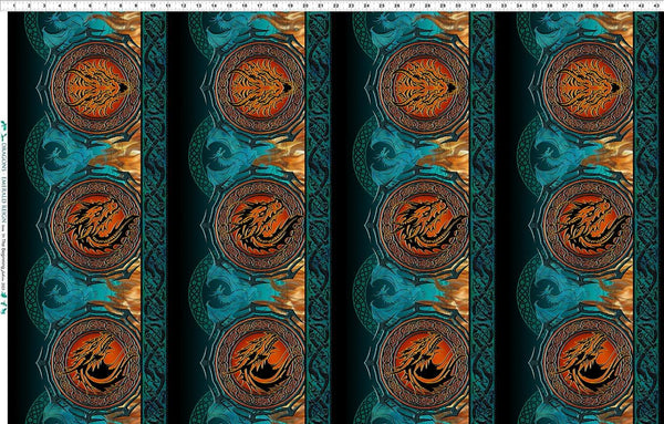 Dragons Emerald Reign-Border Multi 22DRG-1