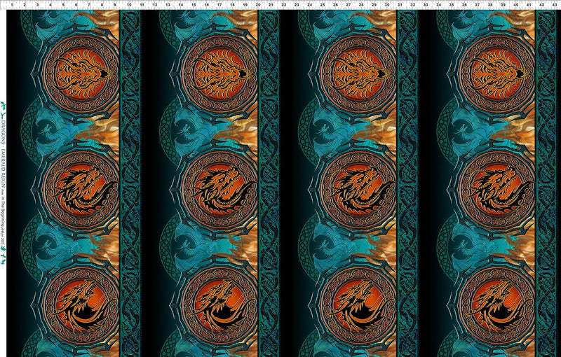 Dragons Emerald Reign-Border Multi 22DRG-1