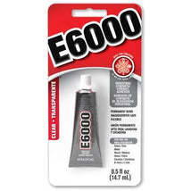 E6000 Adhesive Non-Flame Glue .5oz 800216