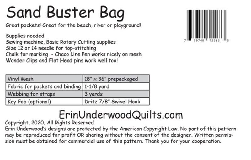 Sand Buster Bag EUQ330