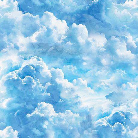 Earthly Delights-Clouds Sky Blue 2600-31312-B