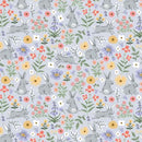 Easter-Bunny Floral Blue RP1508-BL4