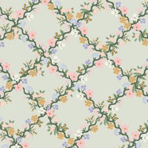 Easter-Floral Trellis Green RP1507-GR3