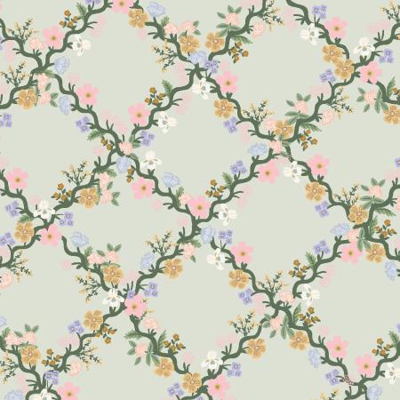 Easter-Floral Trellis Green RP1507-GR3