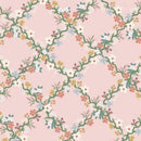 Easter-Floral Trellis Pink RP1507-PI1