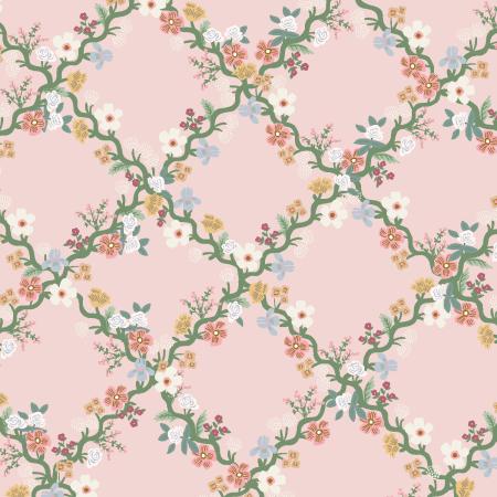 Easter-Floral Trellis Pink RP1507-PI1