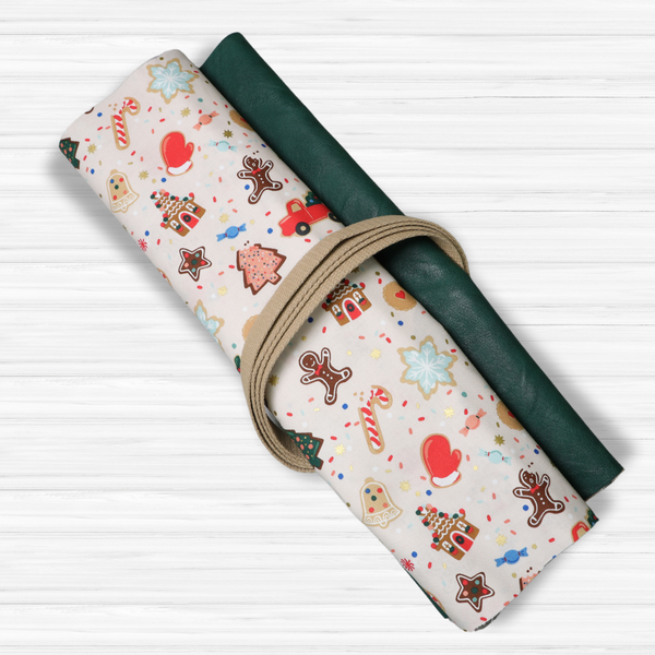 Easy Reversible Handbag Kit - Christmas Cookies