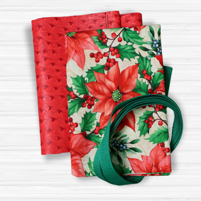 Easy Tote Bag Fabric Kit - Blooms Of The Holiday