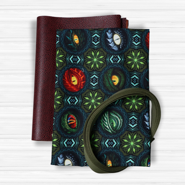 Easy Tote Bag Fabric Kit - Emerald Reign