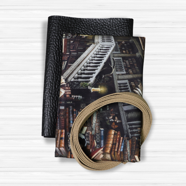 Easy Tote Bag Fabric Kit - Haunted Library