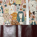 Easy Tote Bag Fabric Kit - Retro Doggo