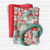 Easy Tote Bag Fabric Kit - Santa Paws