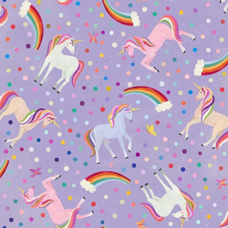 Enchanted Unicorn-Rainbow Unicorns DDC12372-LAVE-D