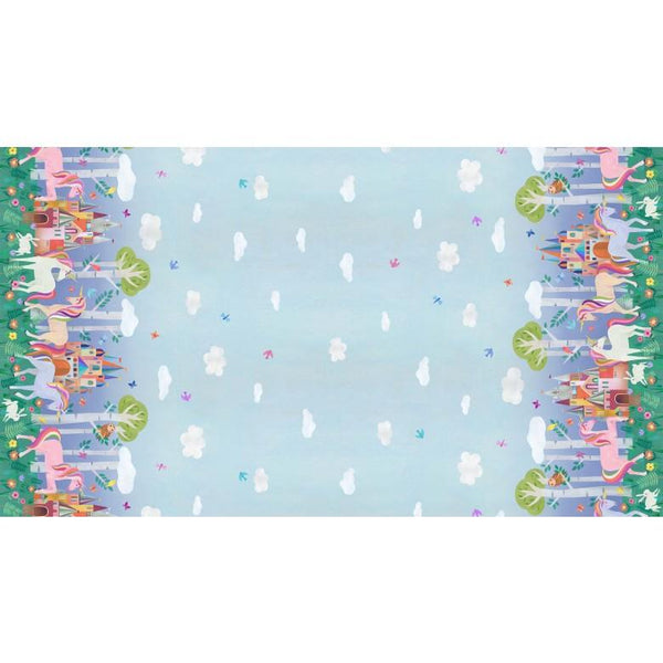 Enchanted Unicorn-Unicorn Castles Double Border DDC12379-MULT-D