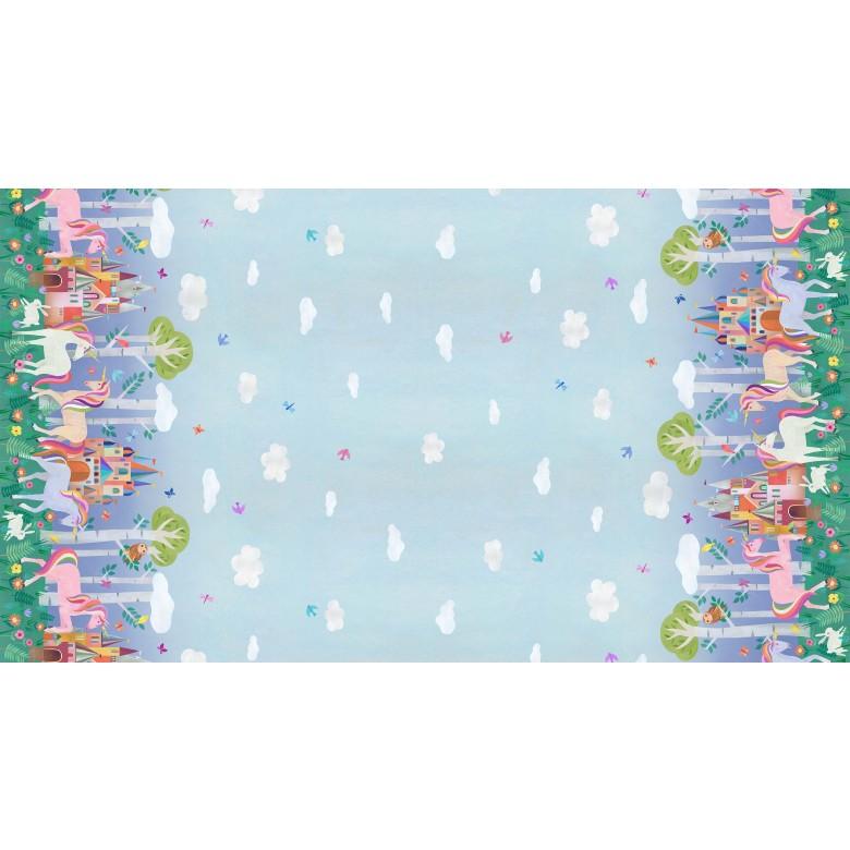 Enchanted Unicorn-Unicorn Castles Double Border DDC12379-MULT-D