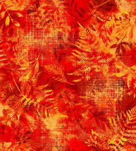 Fall Classic Leaf Etching OA-597312 Orange