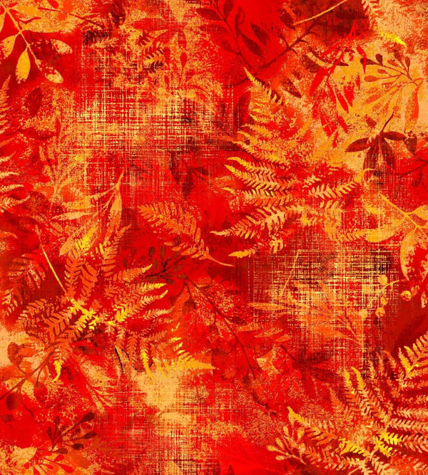 Fall Classic Leaf Etching OA-597312 Orange