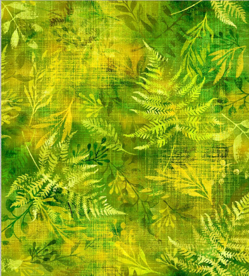 Fall Classic Leaf Etching OA-597313 Green