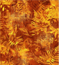 Fall Classic Leaf Etching OA-597314 Brown