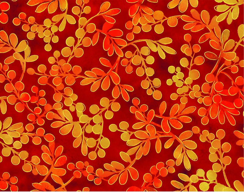 Fall Classic Leaves and Berry OA-597343 Copper