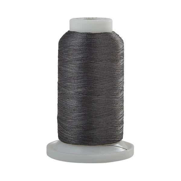 Fine Line Embroidery Thread 60wt 1500m-Charcoal T116