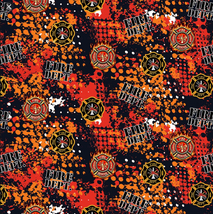 Firefighter Abstract Geo Logo 1180-FF