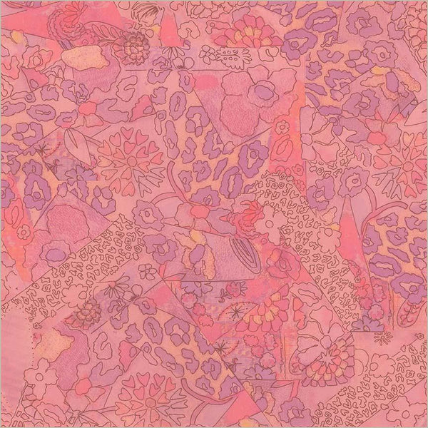 Flowers On Main-Pattern Play Pink 54894-10