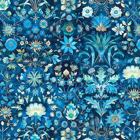Folklore - Floral - Blue 2600-31645-B
