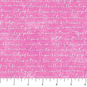 From Paris With Love-Text Pink 27332-21