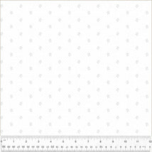 Frosting-Pin Dot Ditsy White On White 54606-1