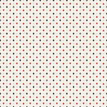 Full House-Playing Card SuitsCream R751275D-CREAM