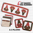Gerome & Gnomie Runner/Pillows Kit