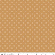 Gingerbread Kisses-Polka DotsBrown C16445-BROWN