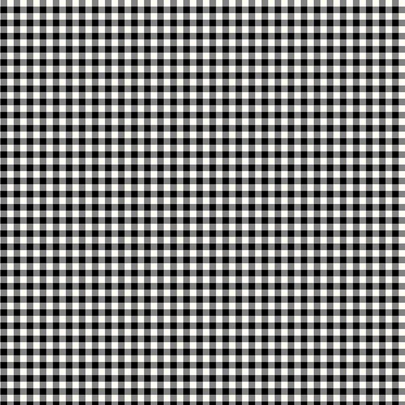 Gingham Check-Black GINGHAM-CD2868-BLACK