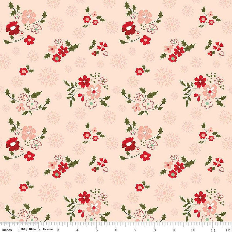 Glisten-Winter Flowers Blush C16222-BLUSH