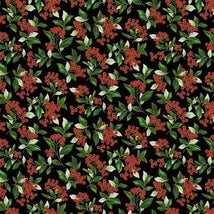 Blooming Holidays-Black/Gold X7791-4G