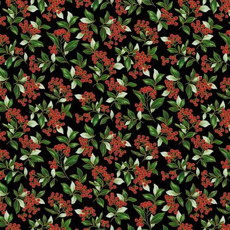 Blooming Holidays-Black/Gold X7791-4G