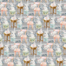 Goose Tales-Gingham Bunnies Grey 12025774