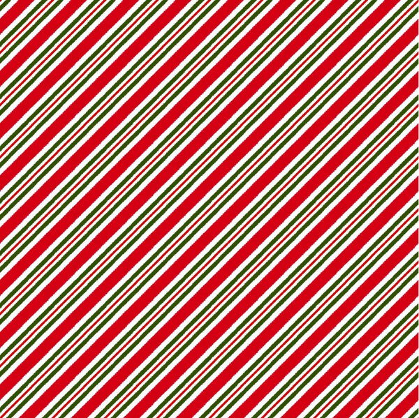 Noel-Diagonal Stripes Red/Green OA598123